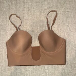 SKIMS Deep Plunge Sleepwear Bra